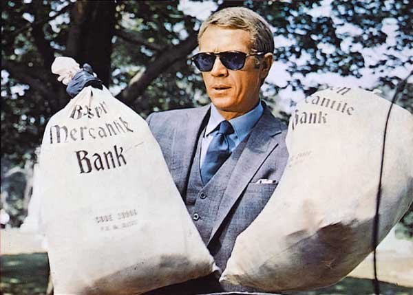 Steve McQueen A Thomas Crown ügy című filmben