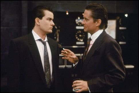 tőzsdecápák - charlie sheen és michael douglas