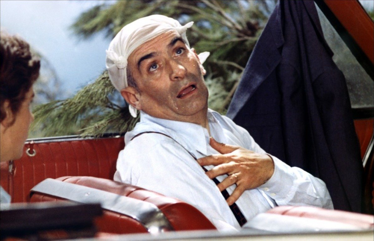 fennakadva a fán - louis de funes