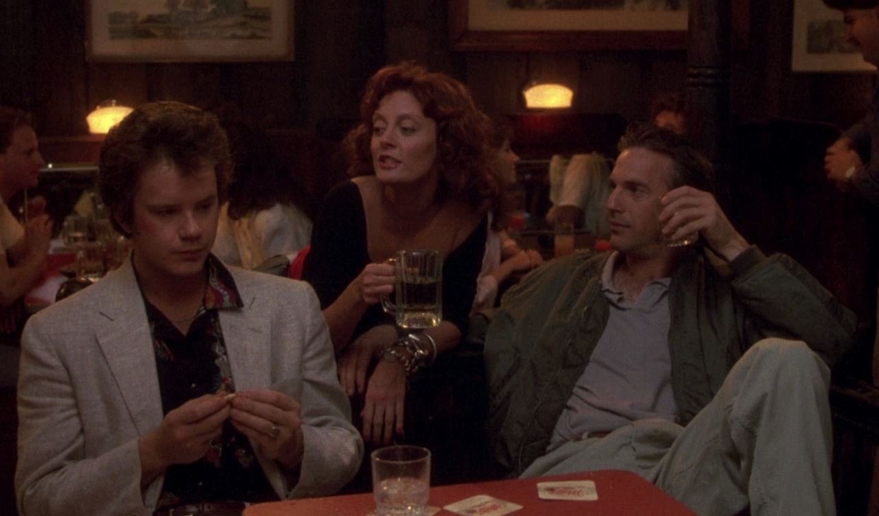 baseball bikák - tim robbins, susan sarandon és kevin costner