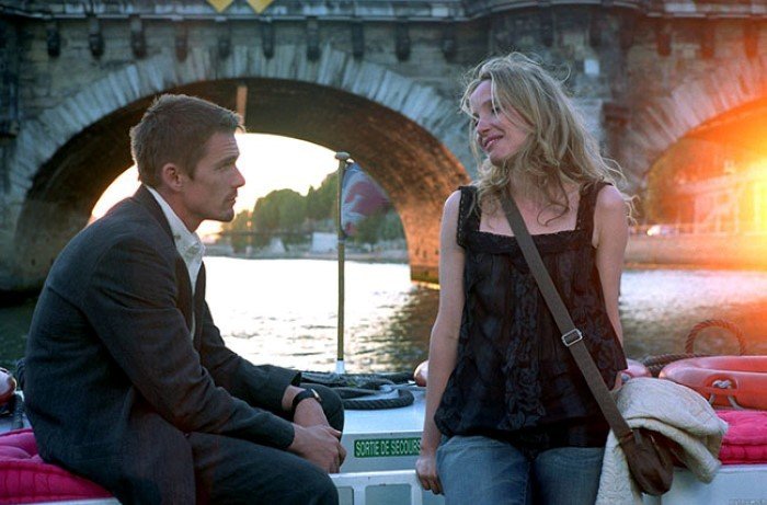 mielott lemegy a nap - ethan hawke és julie delpy